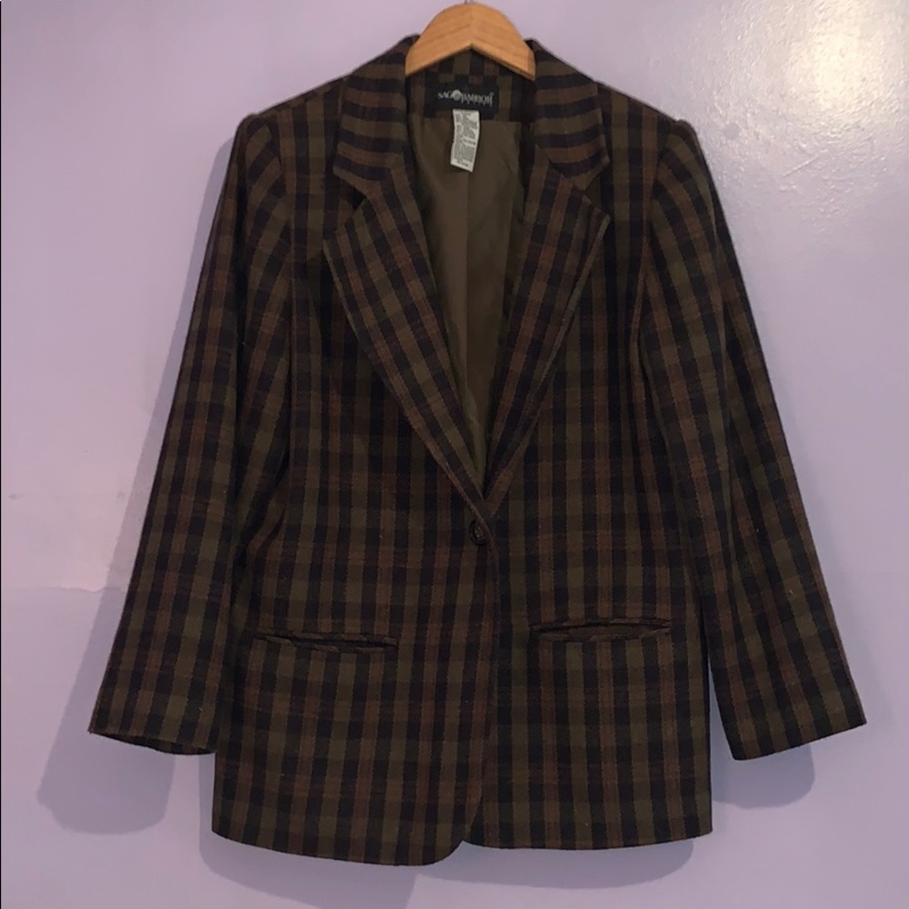 Plaid blazer